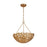 Visual Comfort Studio Kelan 3 Light Small Pendant, Antique Gild