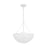 Visual Comfort Studio Kelan 3 Light Small Pendant, Textured White