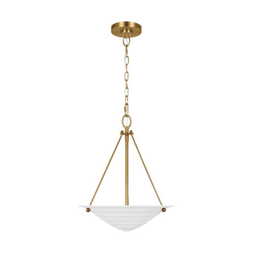 Visual Comfort Studio Dosinia 2 Light Medium Pendant, Textured White - AP1202TXW