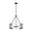 Visual Comfort Studio Calvert 4 Light Medium Chandelier, Iron/Clear