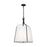 Visual Comfort Studio Leander 3 Light Med Hanging Shade, Steel/White