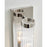 Visual Comfort Studio Demi 1 Light Sconce, Polished Nickel/Clear