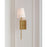 Visual Comfort Studio Baxley 1-Lt Sconce, Burnished/White Linen