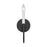 Visual Comfort Studio Leon 1 Light Sconce, Dark Weathered Zinc - AW1091DWZ