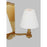 Visual Comfort Studio Paisley 2-Lt Double Sconce, Brass/White Linen