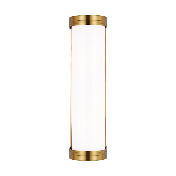 Visual Comfort Studio Ifran 2 Light Medium Vanity, Brass/Opal Etched - AW1142BBS