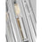 Visual Comfort Studio Erro 1-Lt Med Wall Lantern, NK/Clear/Diamond