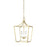 Visual Comfort Studio Southold 3-Lt Small Lantern, Burnished Brass - CC1003BBS