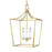 Visual Comfort Studio Southold 3-Lt Small Lantern, Burnished Brass