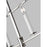 Visual Comfort Studio Southold 6-Lt Linear Lantern, Pol Nickel