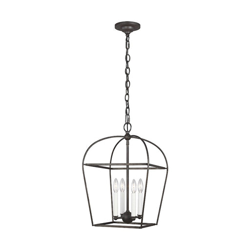 Visual Comfort Studio Stonington 4 Light Small Lantern, Smith Steel - CC1084SMS