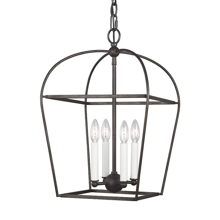 Visual Comfort Studio Stonington 4 Light Small Lantern, Smith Steel