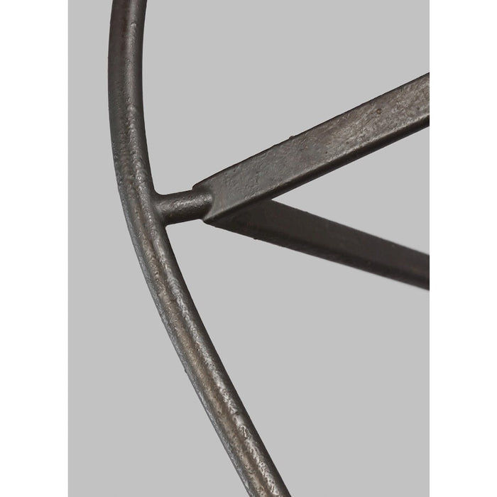 Visual Comfort Studio Stonington 4 Light Small Lantern, Smith Steel