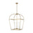 Visual Comfort Studio Stonington 4 Light Large Lantern, Antique Gild - CC1104ADB