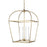 Visual Comfort Studio Stonington 4 Light Large Lantern, Antique Gild