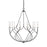 Visual Comfort Studio Richmond 12 Light Med Chandelier, Galvanized