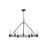 Visual Comfort Studio Keystone 9 Light Medium Chandelier, Aged Iron - CC1179AI