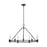 Visual Comfort Studio Keystone 9 Light Medium Chandelier, Aged Iron