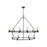 Visual Comfort Studio Keystone 18 Light Large Chandelier, Aged Iron - CC11818AI