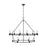 Visual Comfort Studio Keystone 18 Light Large Chandelier, Aged Iron