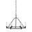 Visual Comfort Studio Keystone 6 Light Small Chandelier, Aged Iron