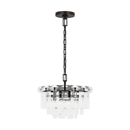 Visual Comfort Studio Arden 4 Light Small Chandelier, Aged Iron - CC1254AI