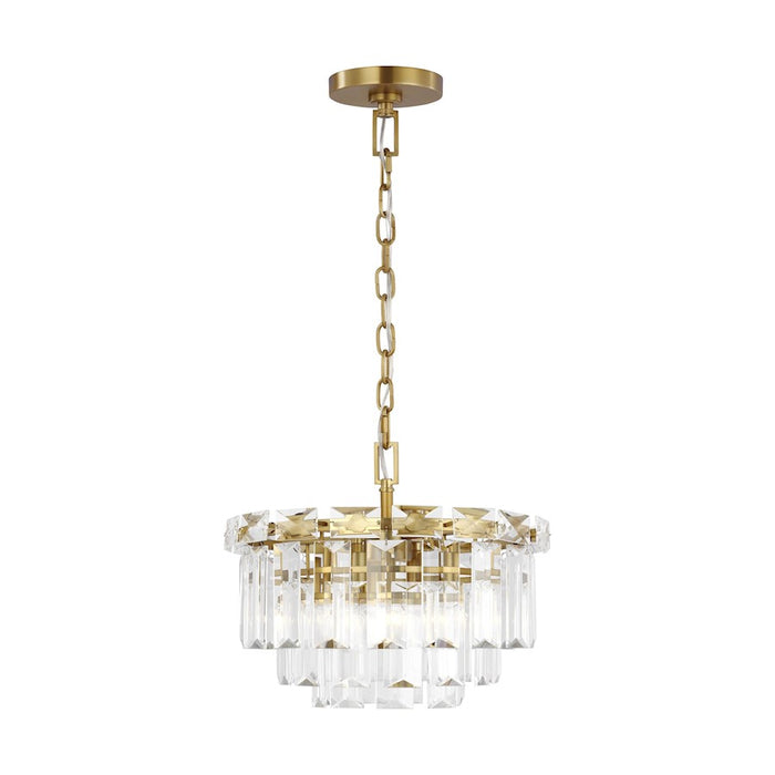 Visual Comfort Studio Arden 4-Lt Small Chandelier, Burnished Brass - CC1254BBS