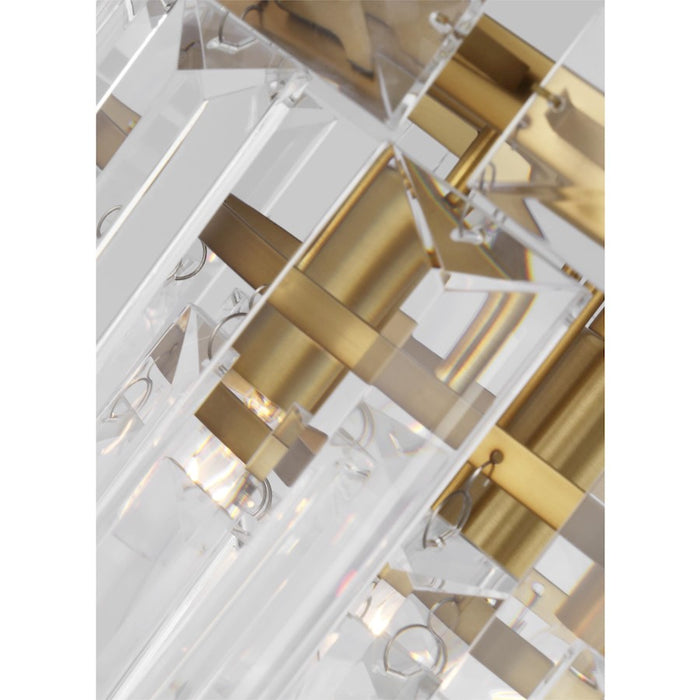 Visual Comfort Studio Arden 4-Lt Small Chandelier, Burnished Brass