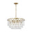 Visual Comfort Studio Arden 10-Lt Med Chandelier, Burnished Brass