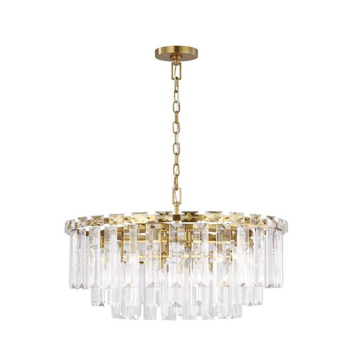 Visual Comfort Studio Arden 16-Lt Large Chandelier, Burnished Brass - CC12716BBS