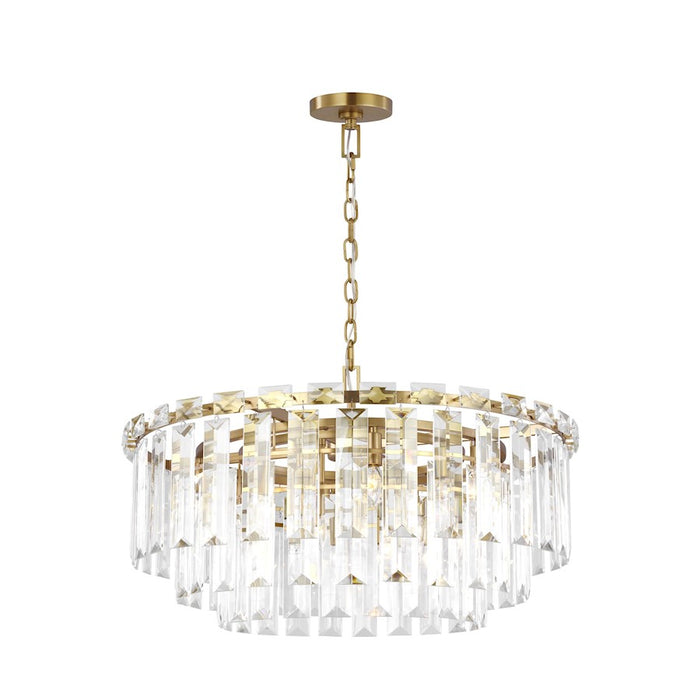 Visual Comfort Studio Arden 16-Lt Large Chandelier, Burnished Brass