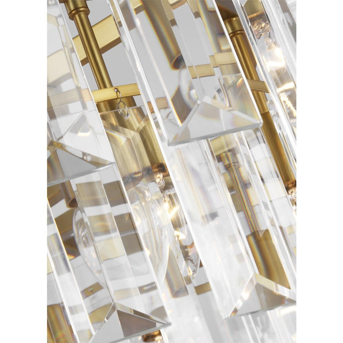 Visual Comfort Studio Arden 16-Lt Large Chandelier, Burnished Brass