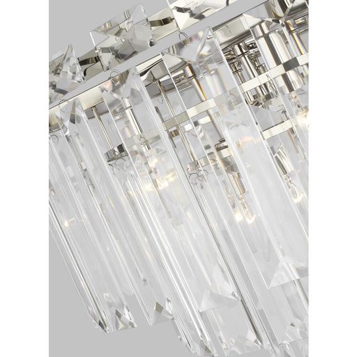 Visual Comfort Studio Arden 16-Lt Large Chandelier, Pol Nickel
