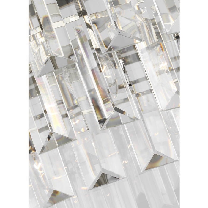 Visual Comfort Studio Arden 16-Lt Large Chandelier, Pol Nickel