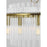 Visual Comfort Studio Beckett 12-Lt Med Chandelier, Burnished Brass