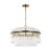 Visual Comfort Studio Beckett 12-Lt Med Chandelier, Burnished Brass