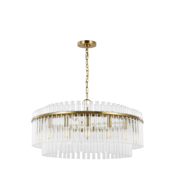 Visual Comfort Studio Beckett 16-Lt Large Chandelier, Burnished