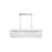 Visual Comfort Studio Beckett 7-Lt Linear Chandelier, Pol Nickel - CC1307PN