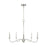 Visual Comfort Studio Hanover 5 Light Med Chandelier, Polished Nickel - CC1315PN