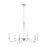 Visual Comfort Studio Hanover 6-Lt Large Chandelier, Pol Nickel - CC1326PN