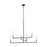 Visual Comfort Studio Bayview 6 Light Large Chandelier, Aged Iron - CC1356AI