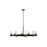 Visual Comfort Studio Geneva 8 Light Chandelier, Aged Iron/Clear - CC1378AI