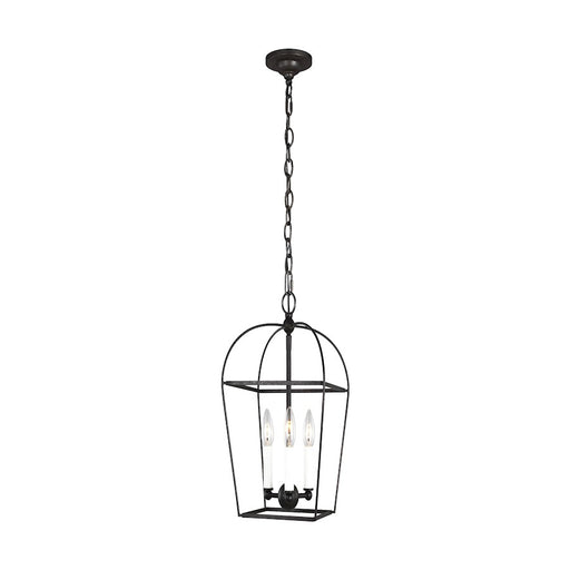 Visual Comfort Studio Stonington 3 Light Mini Lantern, Smith Steel - CC1423SMS