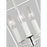 Visual Comfort Studio Southold 3 Light Mini Lantern, Polished Nickel