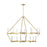 Visual Comfort Studio Marston 20-Lt 2 Tier Large Chandelier, Brass - CC14420BBS