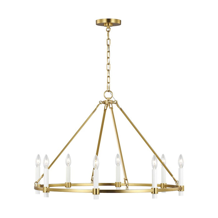 Visual Comfort Studio Marston 8-Lt Large Chandelier, Burnished Brass - CC1458BBS