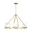 Visual Comfort Studio Marston 8-Lt Large Chandelier, Burnished Brass