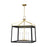 Visual Comfort Studio Carlow 4-Lt XL Lantern, Midnight - CC1544MBKBBS