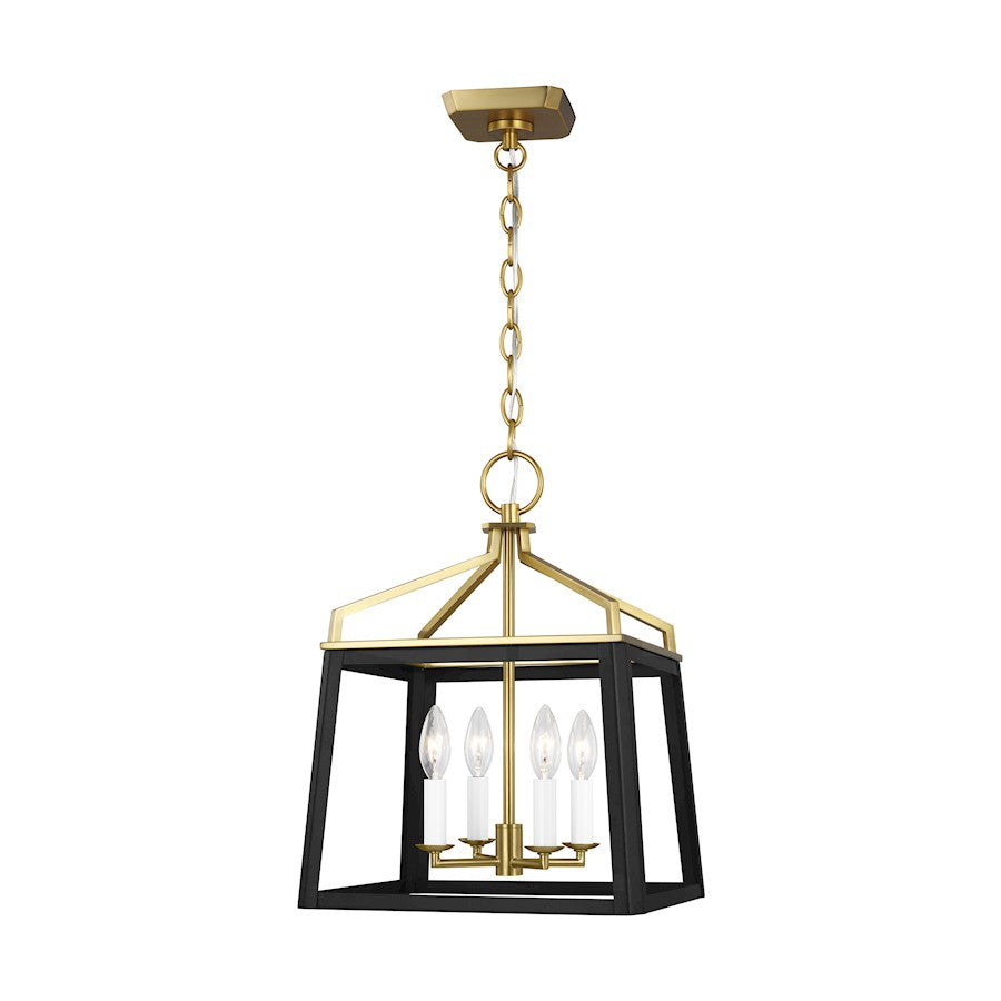 Visual Comfort Studio Carlow 4 Light Med Lantern, Midnight - CC1564MBKBBS