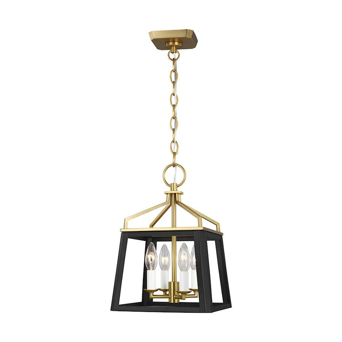 Visual Comfort Studio Carlow 4 Light Small Lantern, Midnight - CC1574MBKBBS